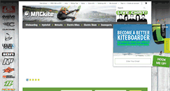 Desktop Screenshot of mackiteboarding.com